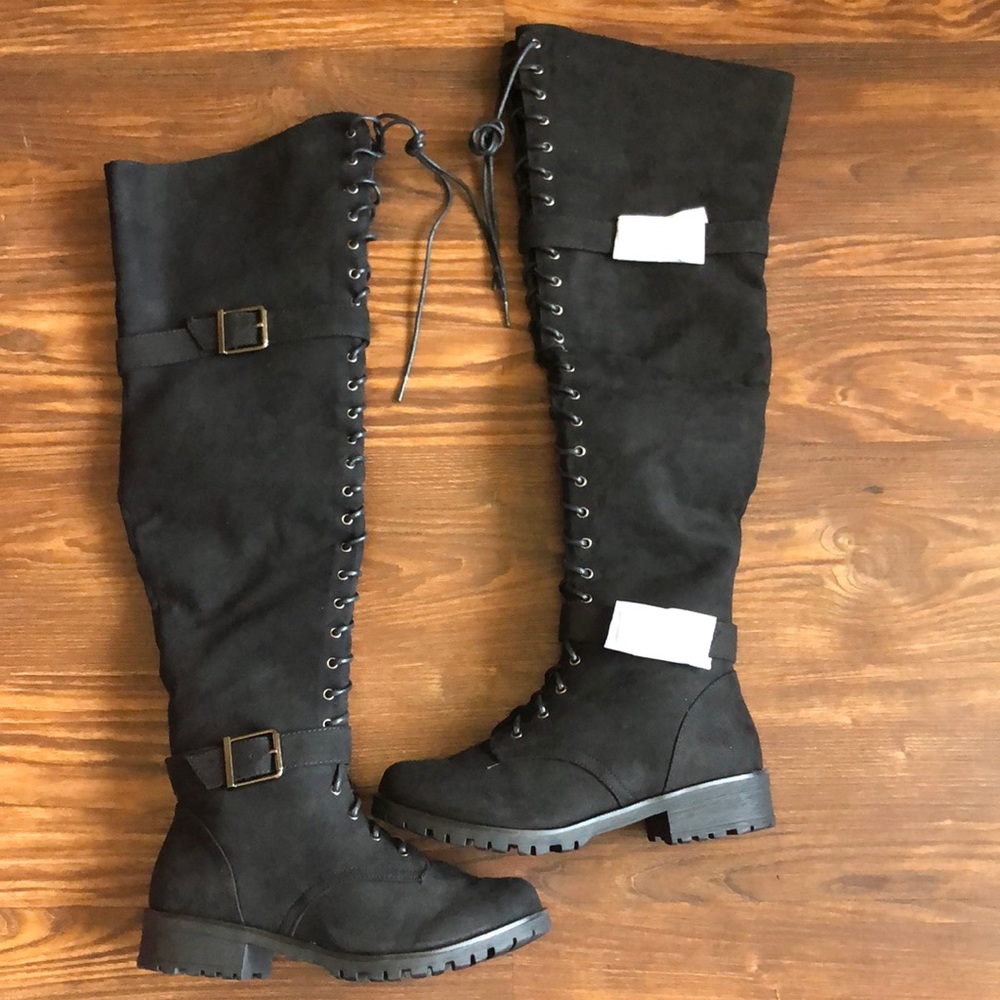 Black Combat Boot